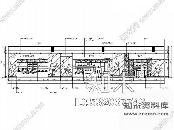 施工图原创某时尚大型商场设计CAD施工图含效果图cad施工图下载【ID:532067743】