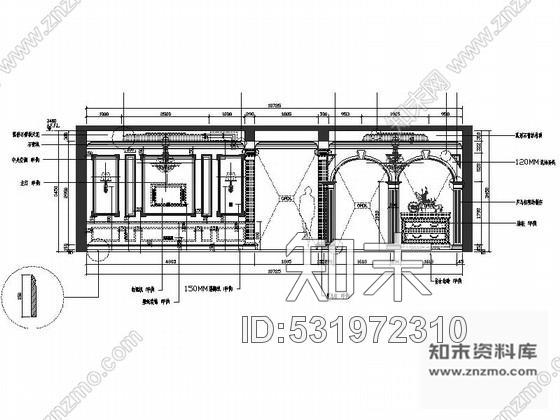 施工图上海欧式温馨精装修2层别墅室内设计施工图cad施工图下载【ID:531972310】