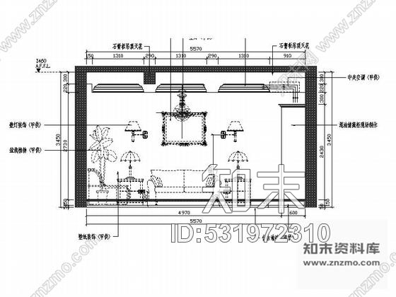 施工图上海欧式温馨精装修2层别墅室内设计施工图cad施工图下载【ID:531972310】