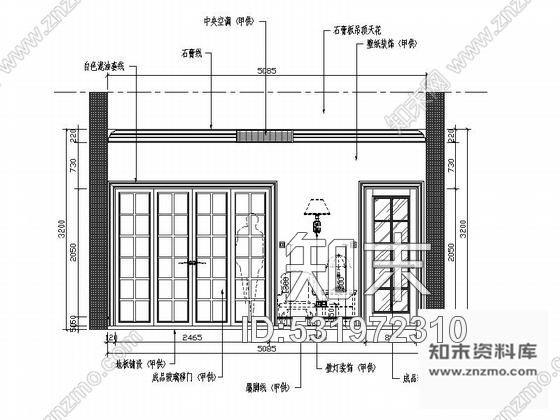 施工图上海欧式温馨精装修2层别墅室内设计施工图cad施工图下载【ID:531972310】