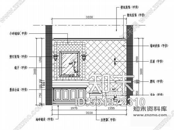 施工图上海欧式温馨精装修2层别墅室内设计施工图cad施工图下载【ID:531972310】