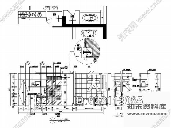 施工图河北中式高档男式SPA美容养生会馆施工图含实景cad施工图下载【ID:632113085】