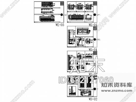 施工图佛山某国际电影城男卫生间施工图cad施工图下载【ID:632127060】