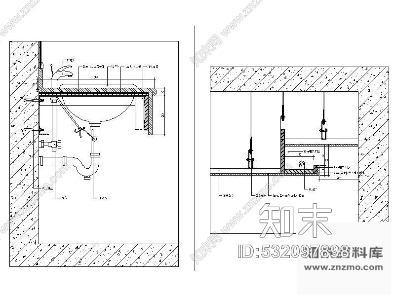 施工图某办公楼公共卫生间装修施工图cad施工图下载【ID:532097898】