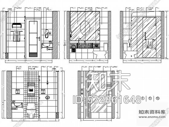 施工图酒店标准间装修图cad施工图下载【ID:532061648】