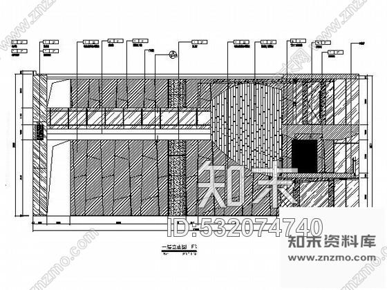 施工图上海450㎡现代售楼处施工图含效果cad施工图下载【ID:532074740】