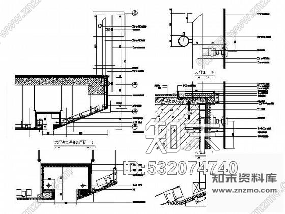 施工图上海450㎡现代售楼处施工图含效果cad施工图下载【ID:532074740】