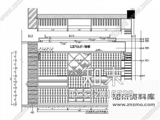 施工图美式红酒专卖综合吧室内装修图含效果cad施工图下载【ID:532015529】