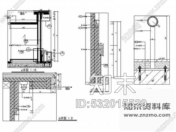 施工图美式红酒专卖综合吧室内装修图含效果cad施工图下载【ID:532015529】