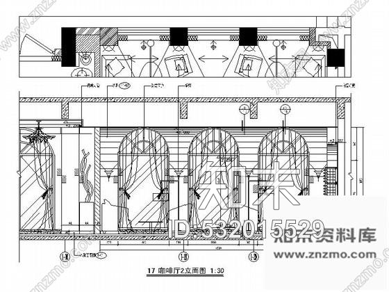 施工图美式红酒专卖综合吧室内装修图含效果cad施工图下载【ID:532015529】