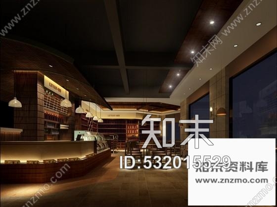 施工图美式红酒专卖综合吧室内装修图含效果cad施工图下载【ID:532015529】