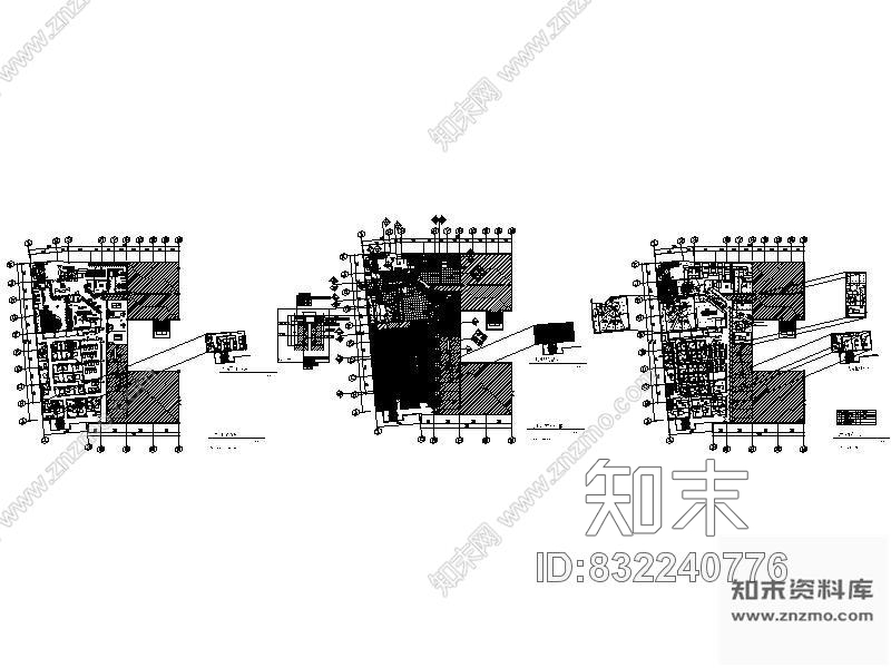 图块/节点桑拿平面图cad施工图下载【ID:832240776】