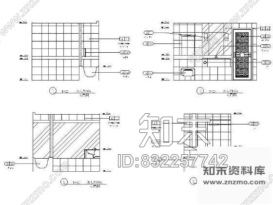 图块/节点酒店卫生间详图设计F型cad施工图下载【ID:832257742】
