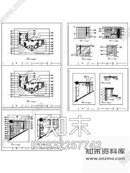 图块/节点酒店卫生间详图设计F型cad施工图下载【ID:832257742】