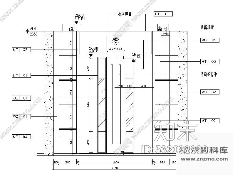 施工图上海工商局检查支队室内装修竣工图cad施工图下载【ID:532098839】