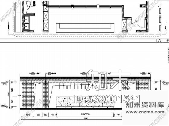 施工图宜兴悠仙美地现代典雅茶餐厅装修图含效果cad施工图下载【ID:532001541】