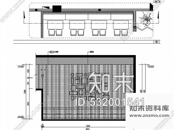 施工图宜兴悠仙美地现代典雅茶餐厅装修图含效果cad施工图下载【ID:532001541】