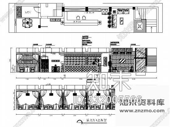 施工图主题风情餐厅室内装修图含实景效果cad施工图下载【ID:532005566】