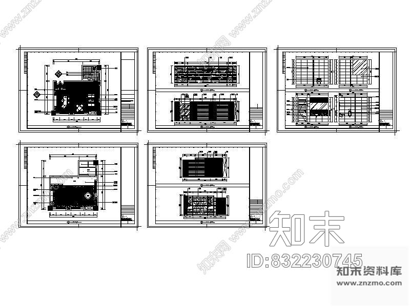 图块/节点办公室详图cad施工图下载【ID:832230745】