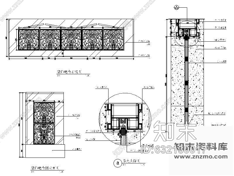 施工图成都某酒店豪华KTV包房装修图含效果cad施工图下载【ID:632130017】