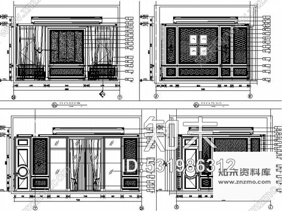 施工图南通度假区奢华法式三层别墅样板间装修图含效果施工图下载【ID:531986312】