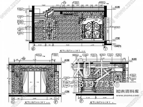 施工图精品豪华法式乡村风格两层别墅室内装修施工图含软装方案cad施工图下载【ID:531977336】