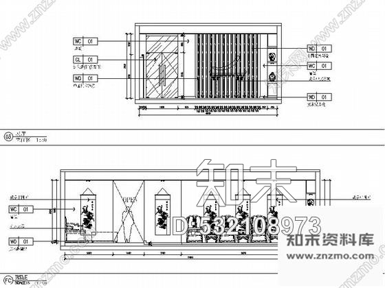 施工图广东某陶瓷展览馆室内装修施工图含实景施工图下载【ID:532108973】