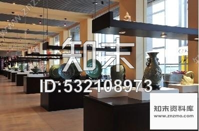 施工图广东某陶瓷展览馆室内装修施工图含实景施工图下载【ID:532108973】