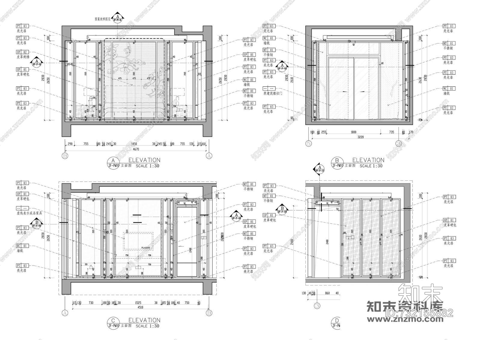 帝凯设计--福州金辉半岛别墅B户型施工图下载【ID:732155882】