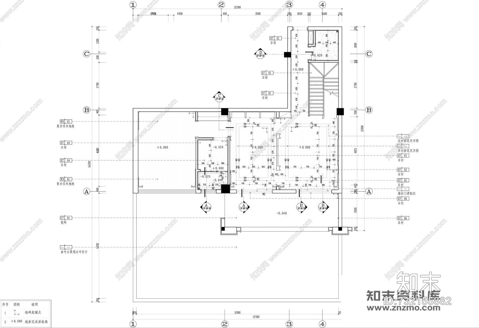 帝凯设计--福州金辉半岛别墅B户型施工图下载【ID:732155882】