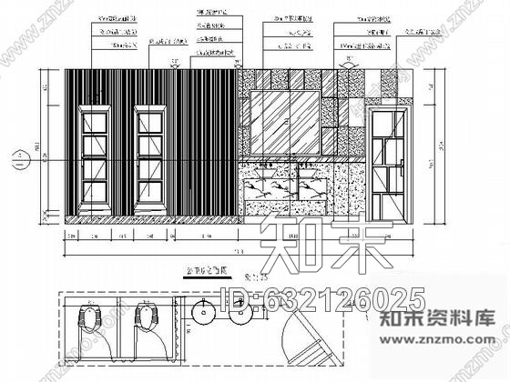 施工图厦门现代高档量贩式KTV公卫室内装修施工图cad施工图下载【ID:632126025】