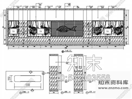 施工图原创全国连锁高档特色烤鱼店室内装修施工图含方案cad施工图下载【ID:532003558】