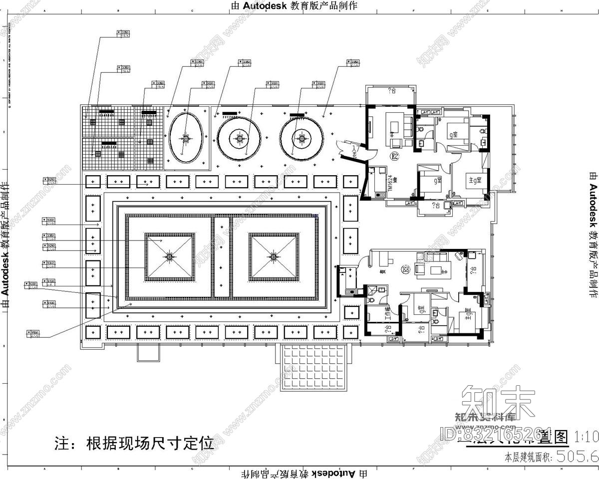 万城1号售楼处现代风格装修施工图含效果图施工图下载【ID:832165261】