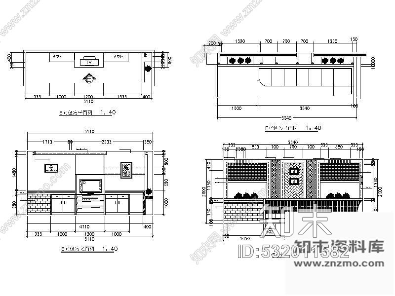 施工图某高档中餐厅装修施工图cad施工图下载【ID:532011582】