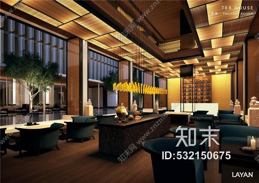 LAYAN成都璞锦酒店室内设计方案cad施工图下载【ID:532150675】