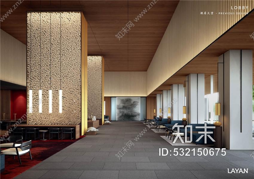 LAYAN成都璞锦酒店室内设计方案cad施工图下载【ID:532150675】