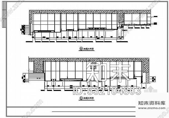 施工图会议室排练厅贵宾接待室装饰工程cad施工图下载【ID:532104803】
