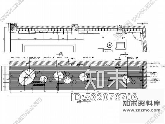 施工图芜湖某名流售楼处室内装修图cad施工图下载【ID:532076703】