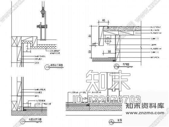 施工图芜湖某名流售楼处室内装修图cad施工图下载【ID:532076703】