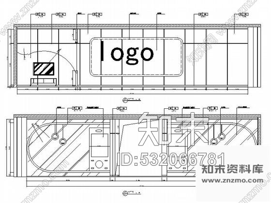施工图山西3G网络品牌专卖店室内装修图含实景图cad施工图下载【ID:532066781】