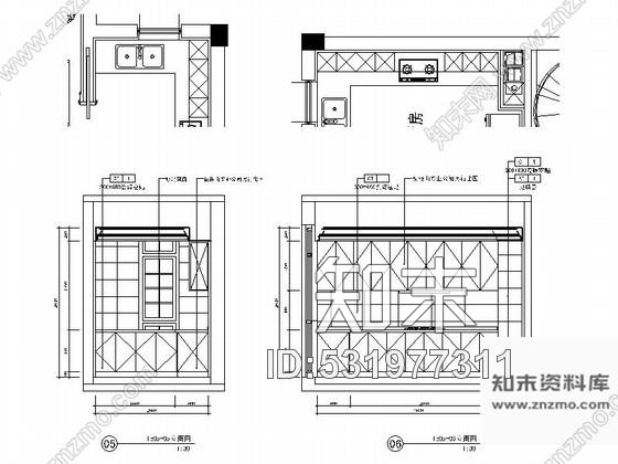 施工图精品法式风格两层别墅样板房室内装修施工图cad施工图下载【ID:531977311】