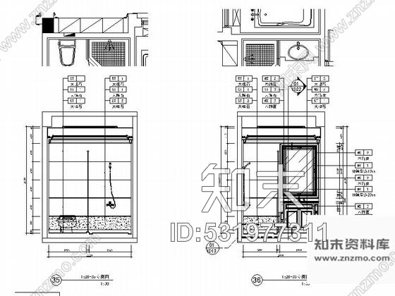 施工图精品法式风格两层别墅样板房室内装修施工图cad施工图下载【ID:531977311】