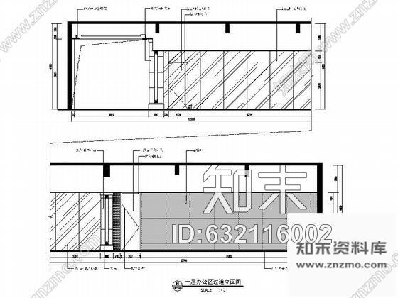 施工图湖南某时尚商务会所公共部分室内装修施工图cad施工图下载【ID:632116002】