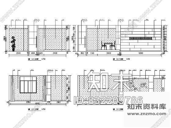 图块/节点54㎡商务包房详图cad施工图下载【ID:832209786】