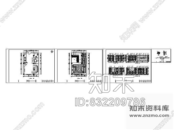 图块/节点54㎡商务包房详图cad施工图下载【ID:832209786】