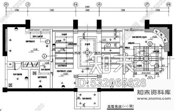 施工图宾馆高级套房装修图cad施工图下载【ID:532065628】