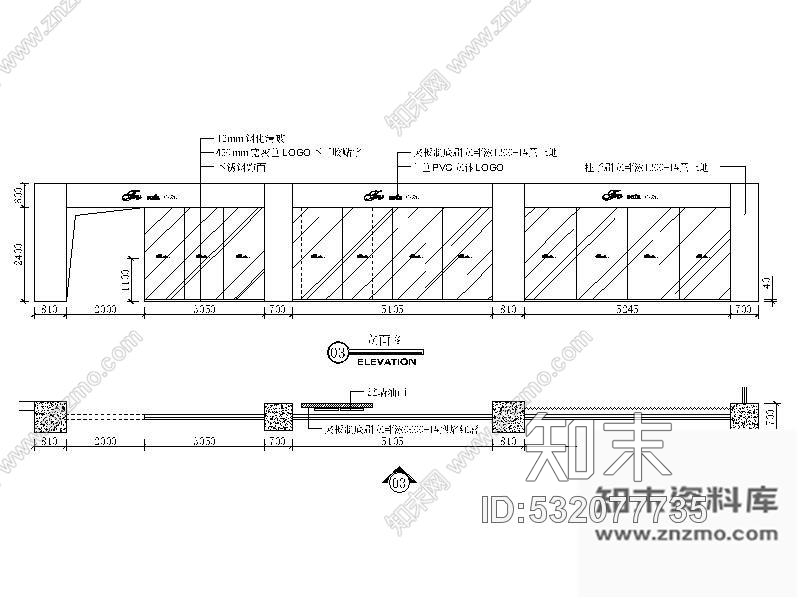 施工图毕业设计某家具杭州专卖店装修图cad施工图下载【ID:532077735】