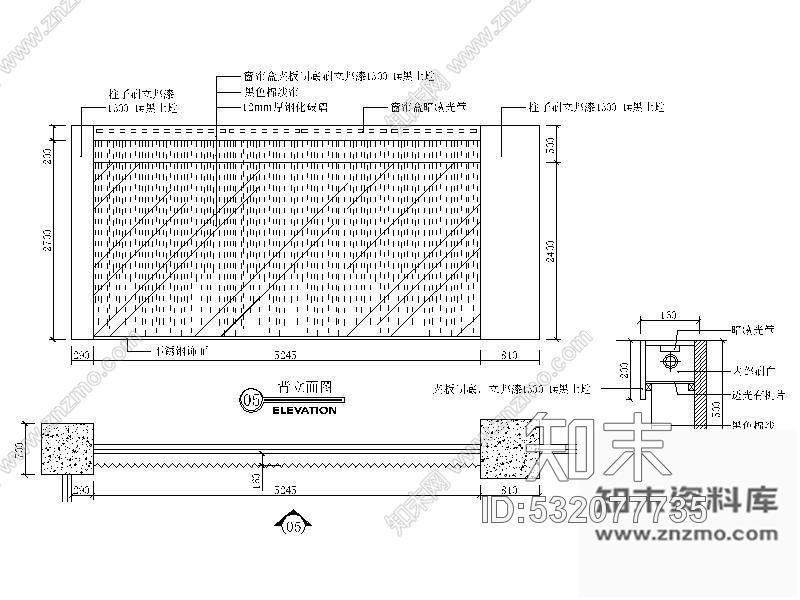 施工图毕业设计某家具杭州专卖店装修图cad施工图下载【ID:532077735】