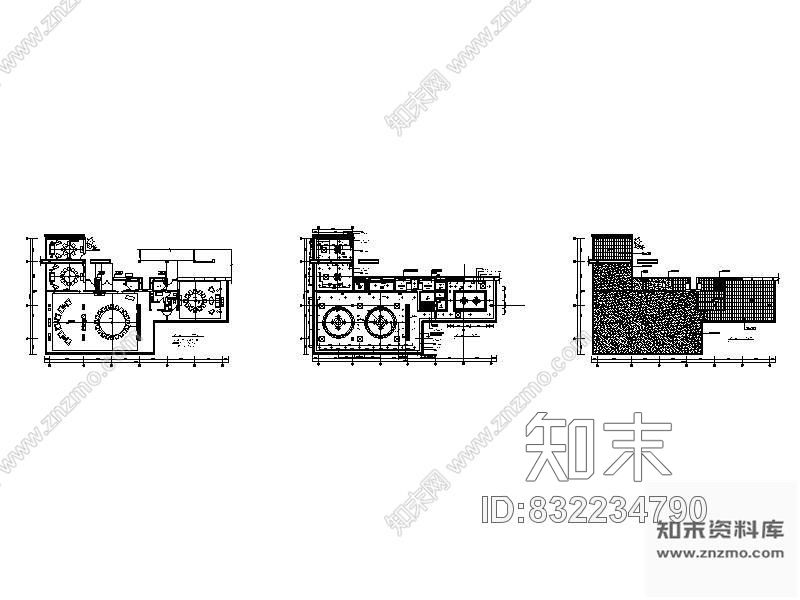 图块/节点普通vip贵宾房平面图cad施工图下载【ID:832234790】