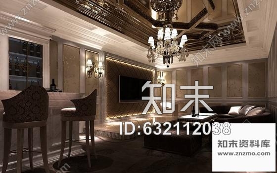 施工图南京高档奢华休闲会所装修设计施工图含效果及全套方案cad施工图下载【ID:632112038】